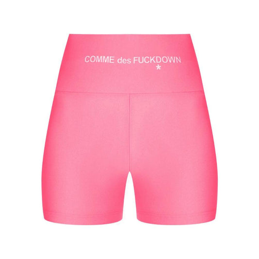 Comme Des Fuckdown Pink Polyester Short Comme Des Fuckdown