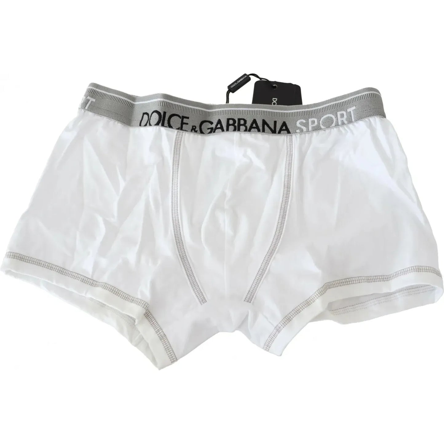 White Cotton Stretch Regular Boxer Underwear