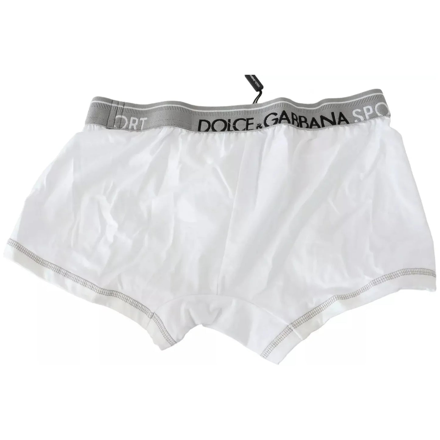 White Cotton Stretch Regular Boxer Underwear