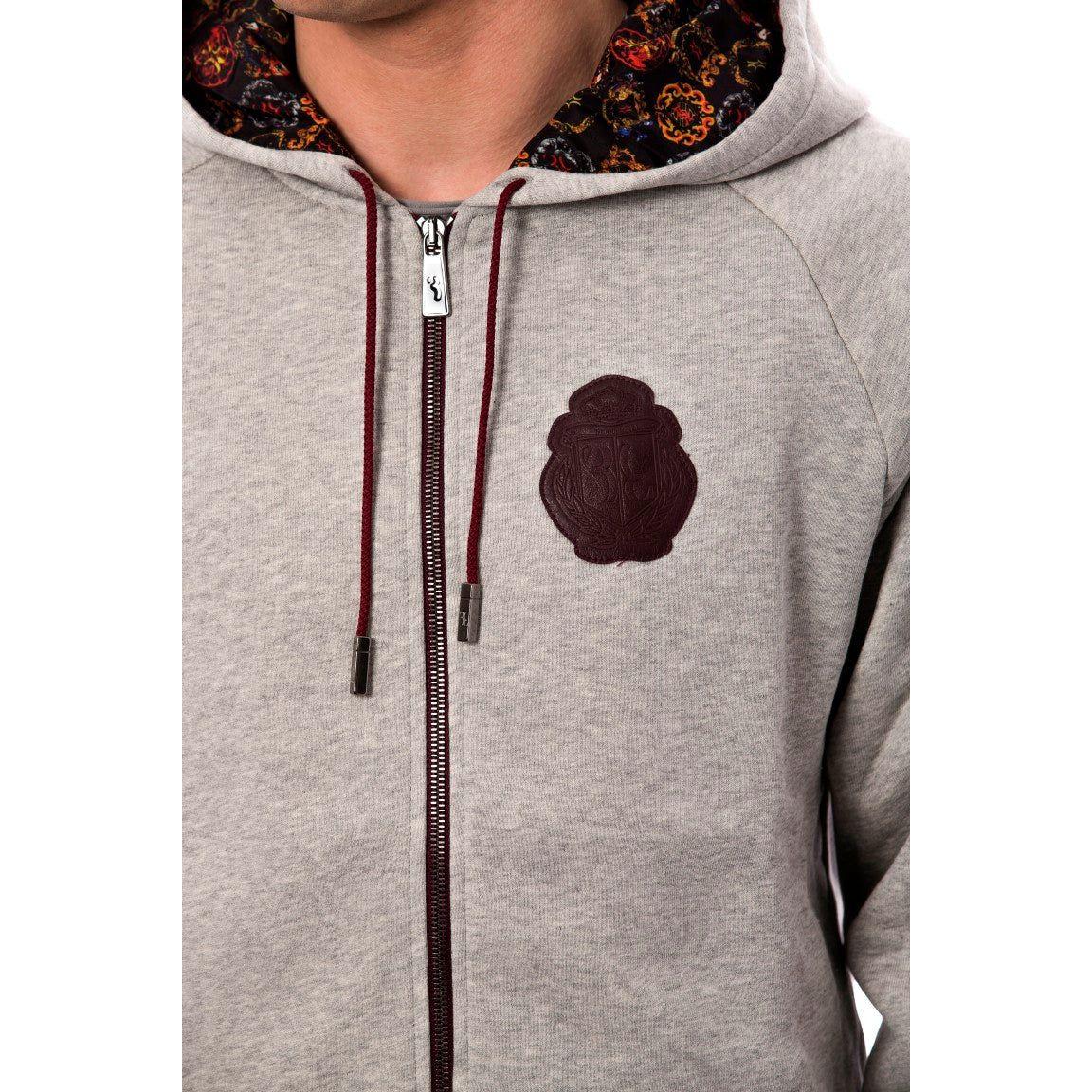 طقم رياضي أنيق من القطن باللون الرمادي من Billionaire Italian Couture