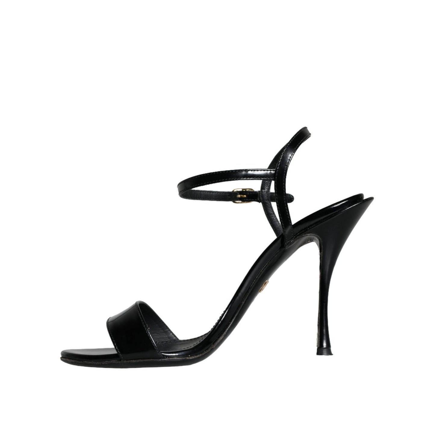 Dolce & Gabbana Black KEIRA Leather Heels Sandals Shoes Dolce & Gabbana