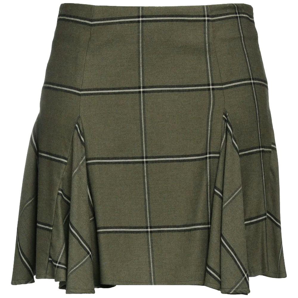 Green Viscose Skirt