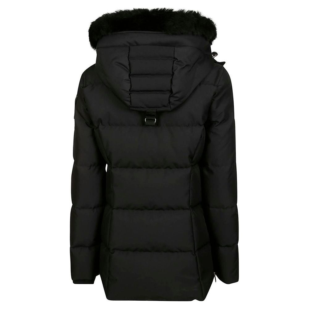 Black Polyester Jackets & Coat