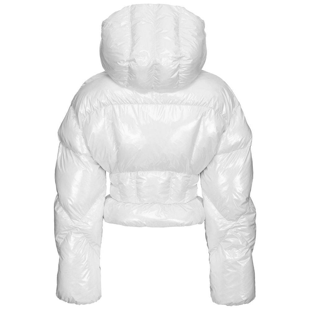 White Nylon Jackets & Coat