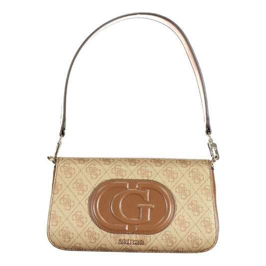 Guess Jeans Beige Polyethylene Handbag Guess Jeans