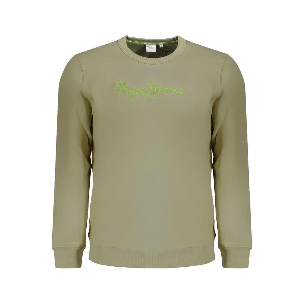 Pepe Jeans Green Cotton Sweater Pepe Jeans