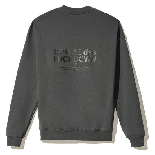 Comme Des Fuckdown Gray Cotton Sweater