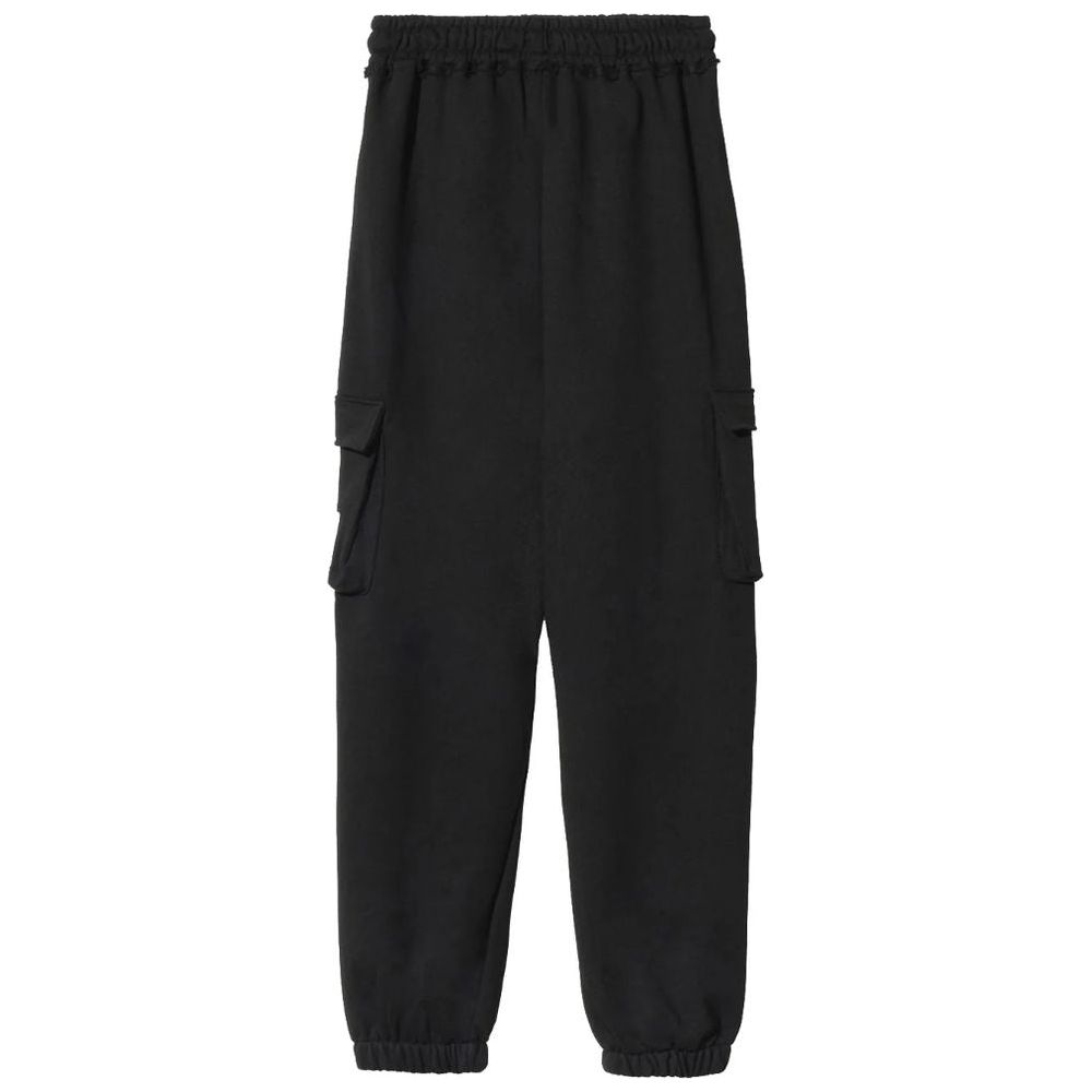 Comme Des Fuckdown Black Cotton Jeans & Pant