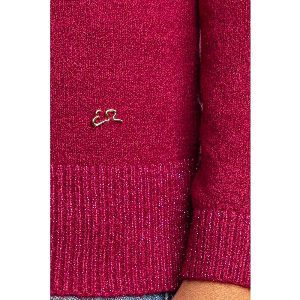 Yes Zee Fuchsia Viscose Sweater