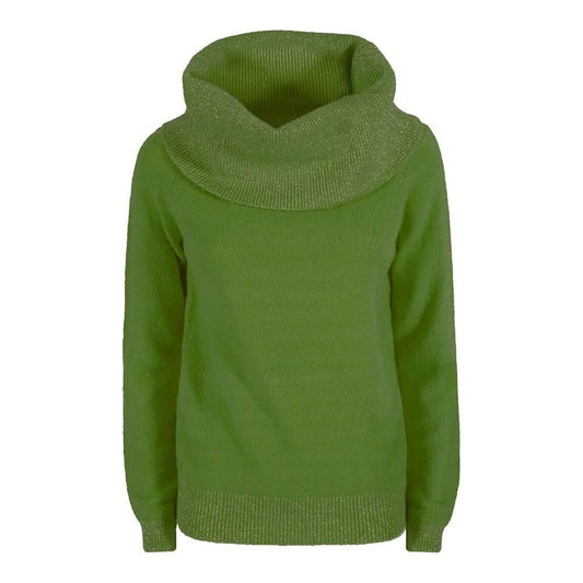 Yes Zee Green Viscose Sweater