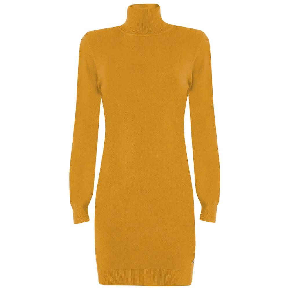 Yes Zee Yellow Viscose Dress