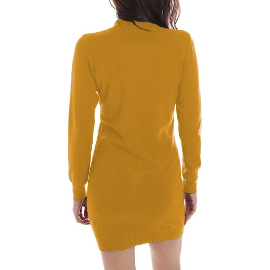 Yes Zee Yellow Viscose Dress