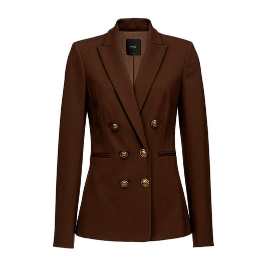 PINKO Brown Viscose Suits & Blazer