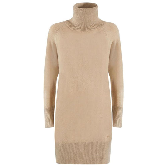 Yes Zee Beige Viscose Dress