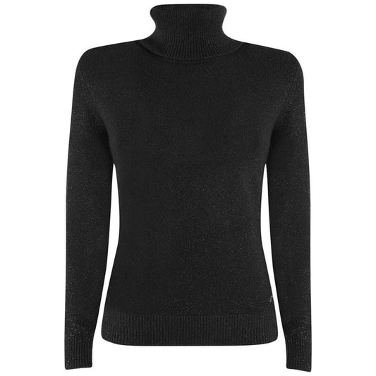 Yes Zee Black Viscose Sweater