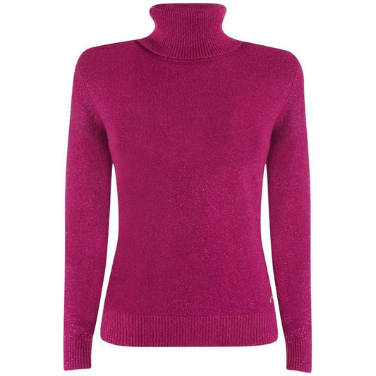 Yes Zee Fuchsia Viscose Sweater