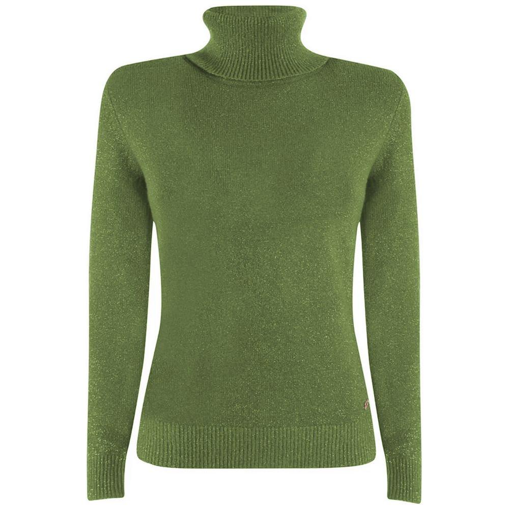 Yes Zee Green Viscose Sweater