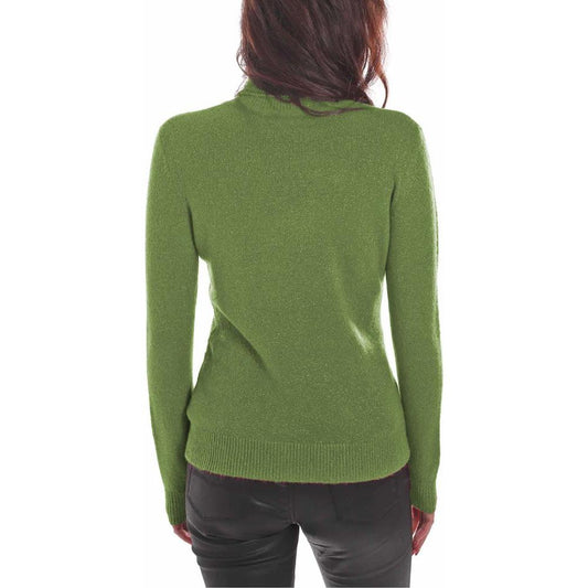 Yes Zee Green Viscose Sweater