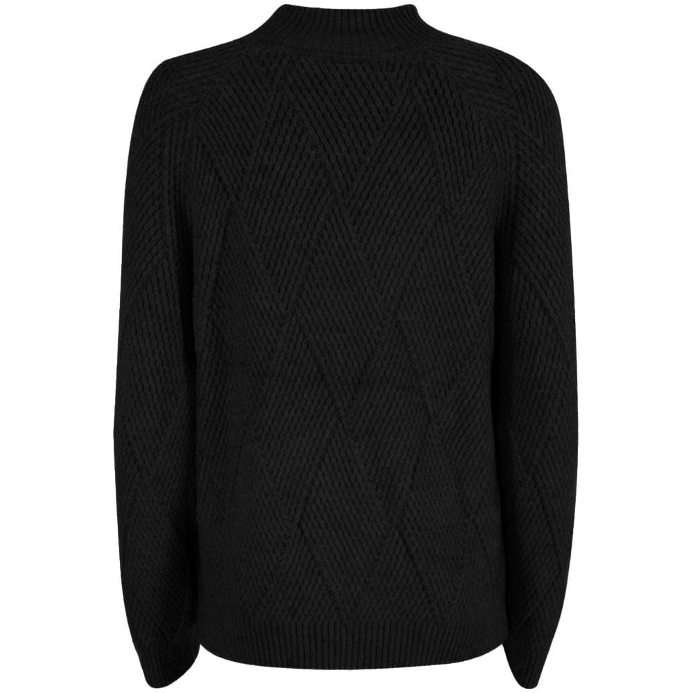 Yes Zee Black Acrylic Sweater