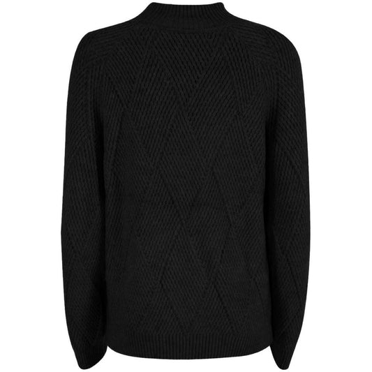 Yes Zee Black Acrylic Sweater