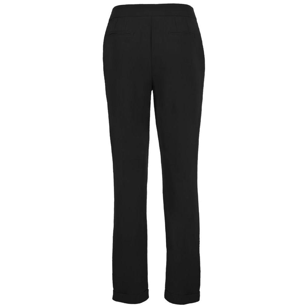 Yes Zee Black Polyester Jeans & Pant