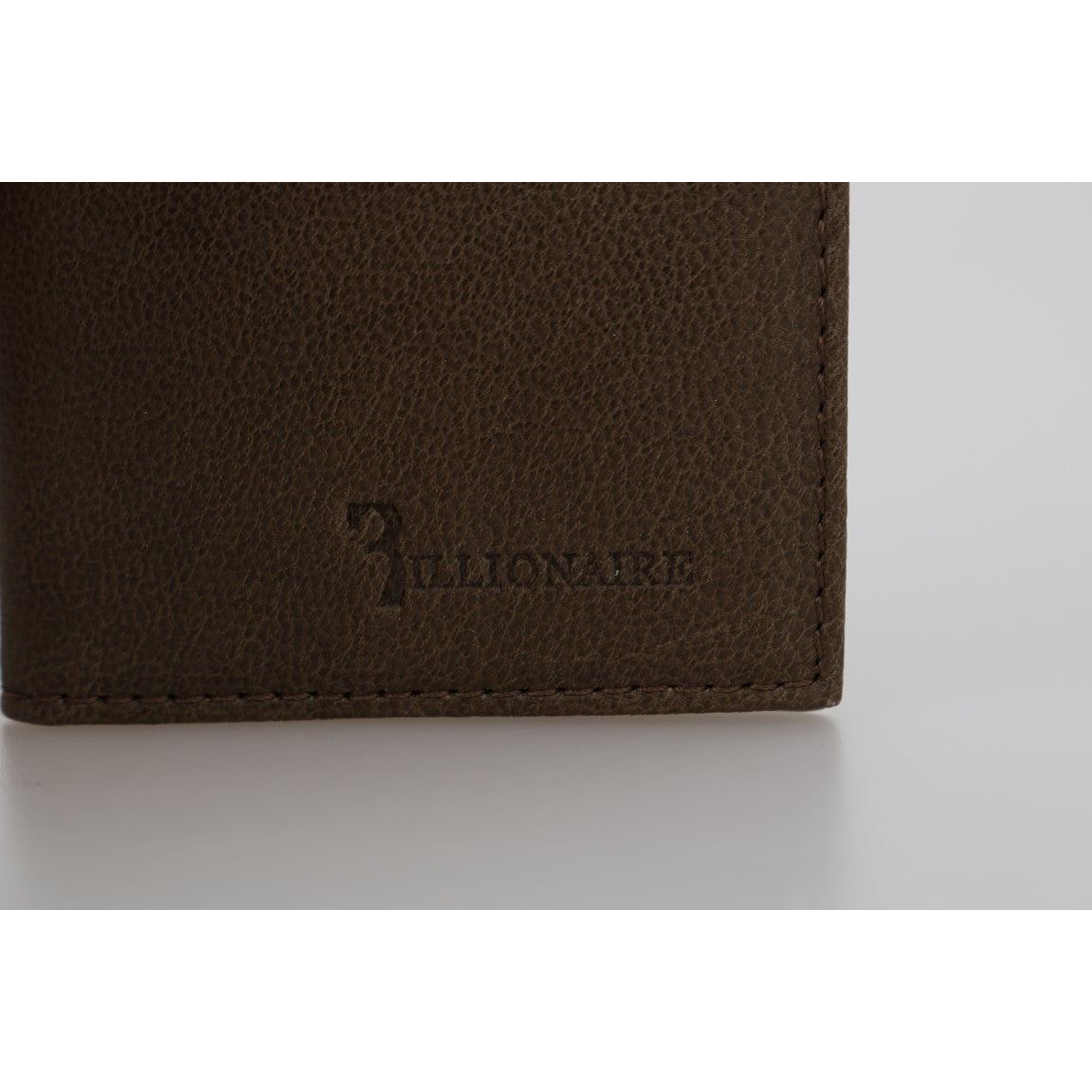 Billionaire Italian Couture Elegant Leather Men's Wallet in Brown Wallet brown-leather-bifold-wallet-4