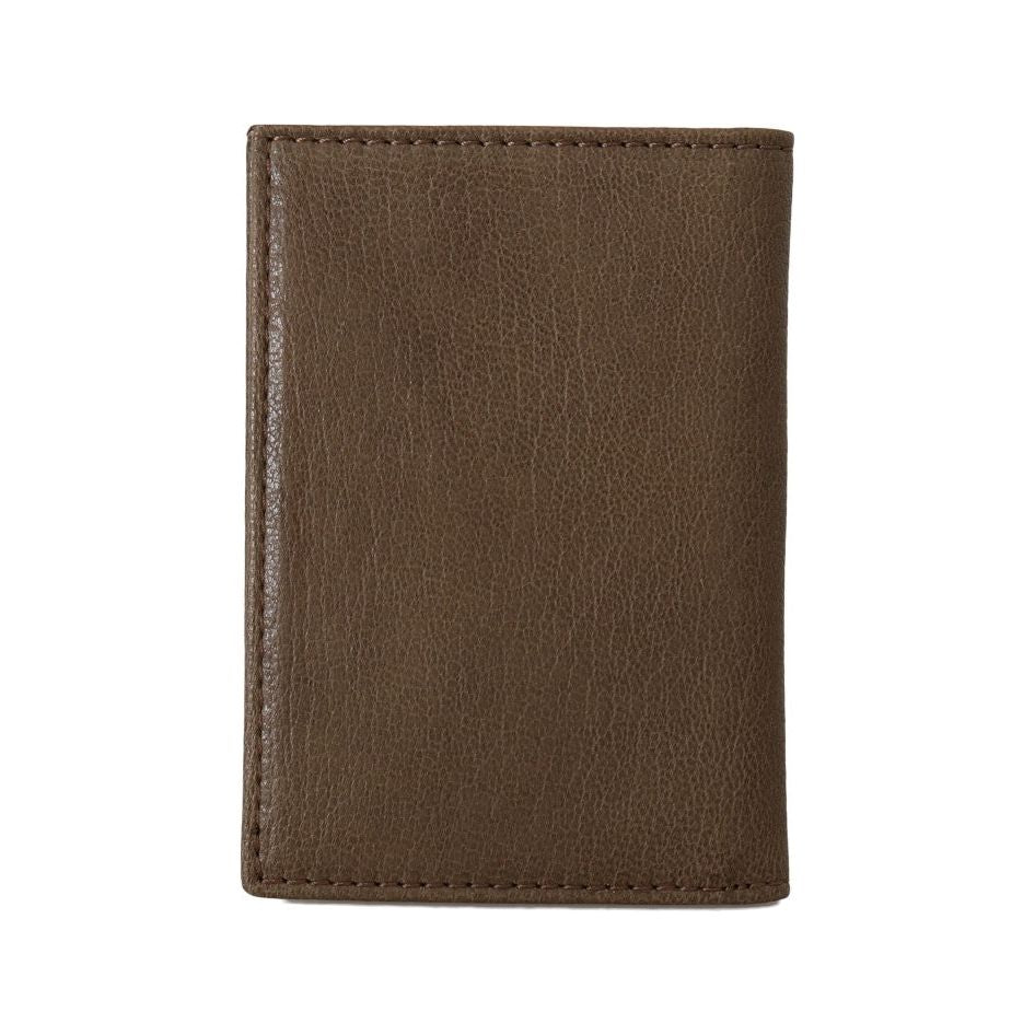 Elegant Leather Men's Wallet in Brown