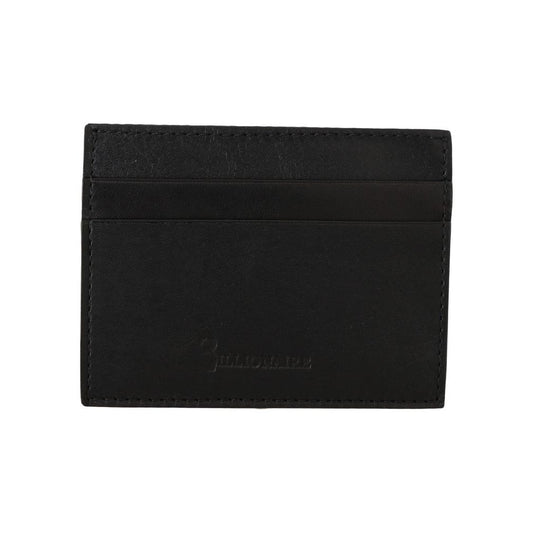 Billionaire Italian CoutureExquisite Black Leather Men's WalletMcRichard Designer Brands£179.00