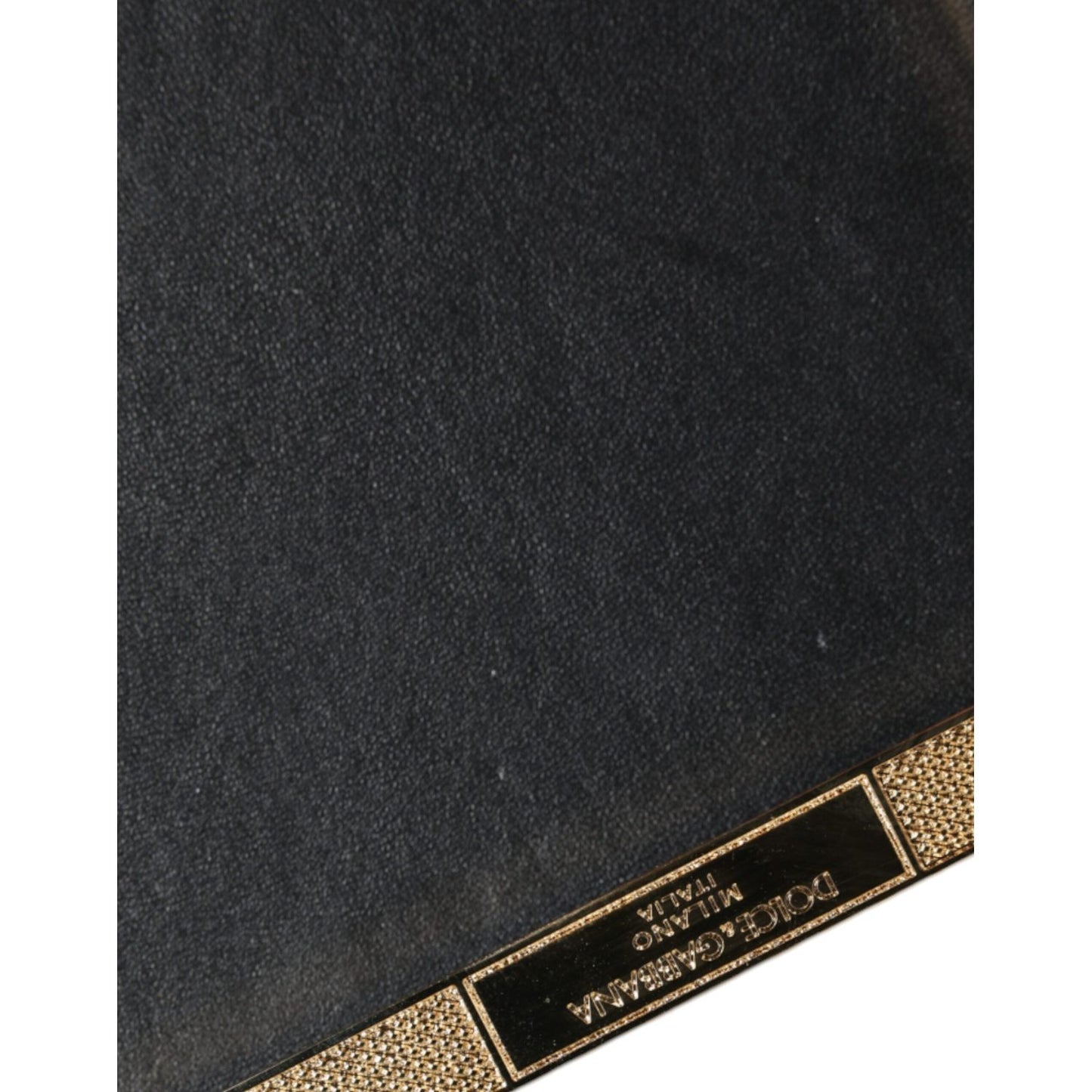 Dolce & Gabbana Gold Crystal Bifold Clutch Evening Party Women Purse Bag