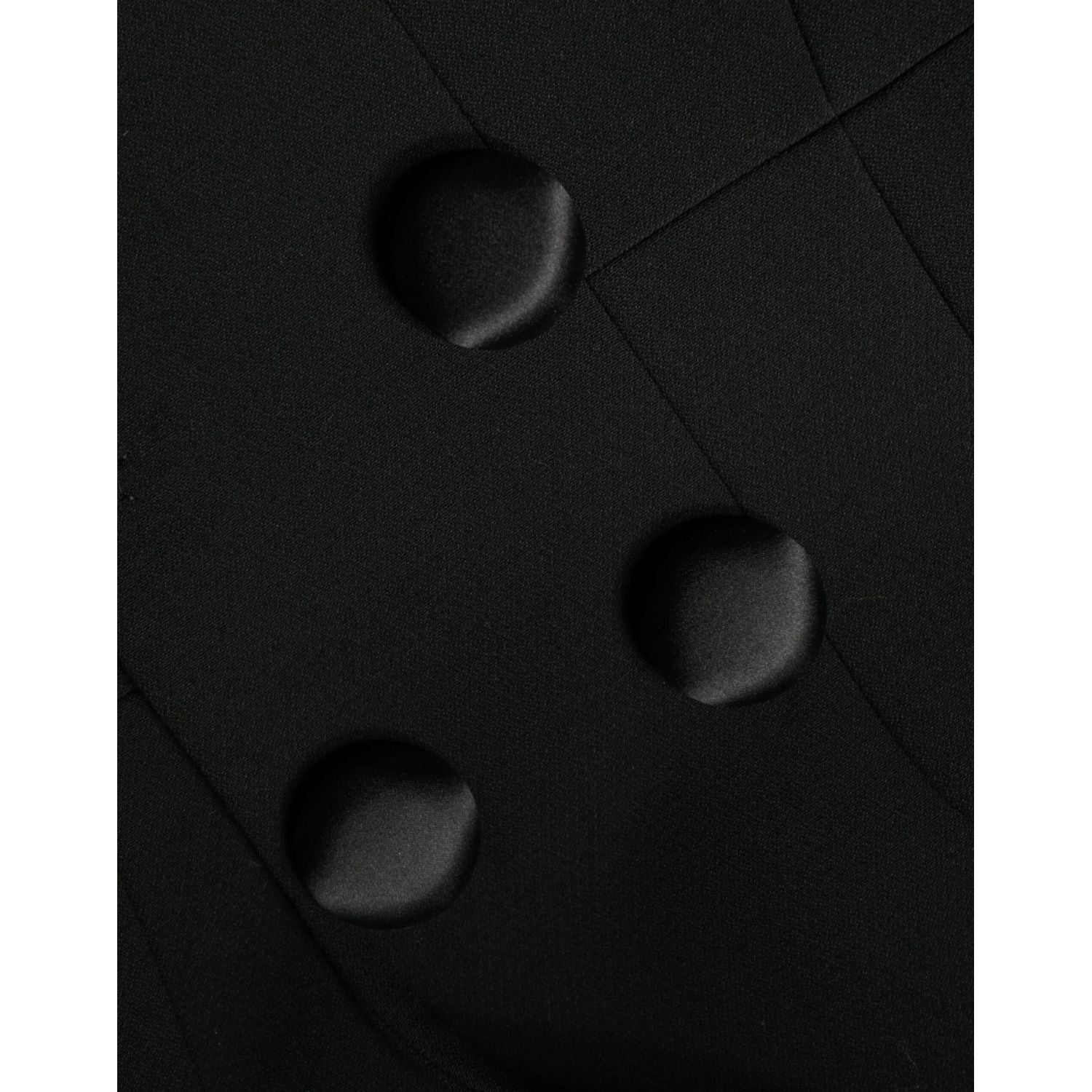 Dolce & Gabbana Black Double Breasted Trench Coat Jacket