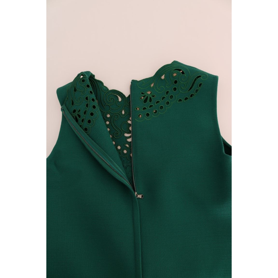 Elegant Green A-Line Sheath Dress