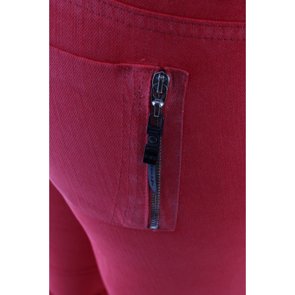 Costume National Radiant Red Super Slim Designer Jeans red-cotton-stretch-slim-jeans