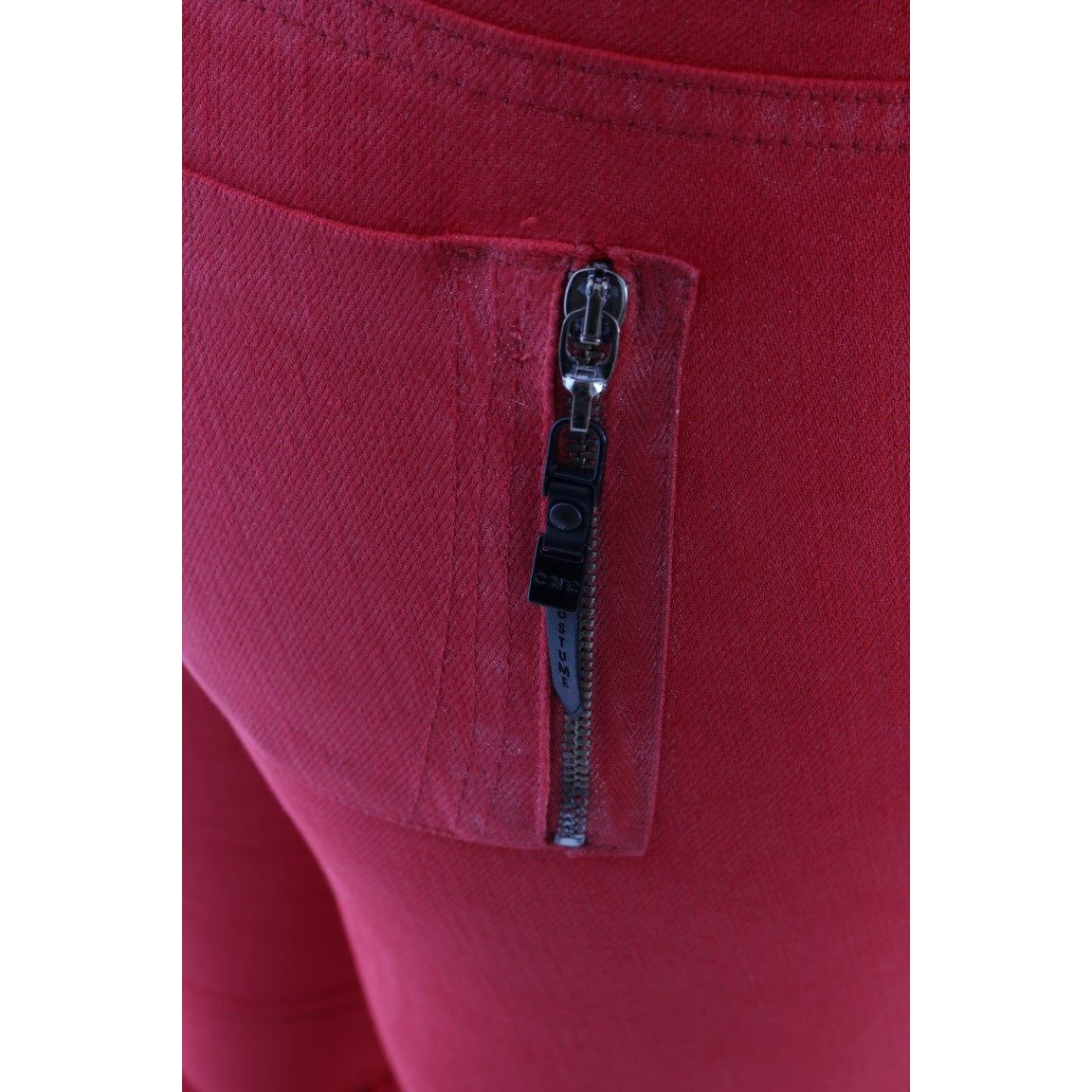 Radiant Red Super Slim Designer Jeans