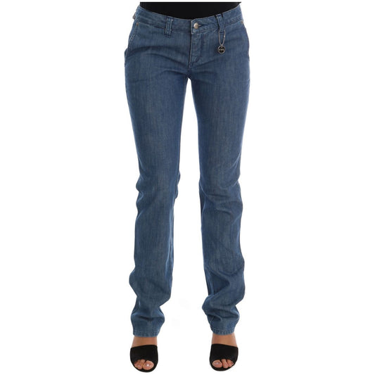 Super Slim Blue Wash Cotton Jeans