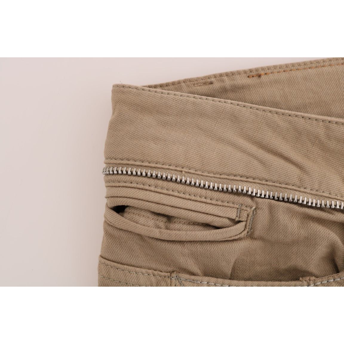 Beige Super Slim Fit Denim Delight