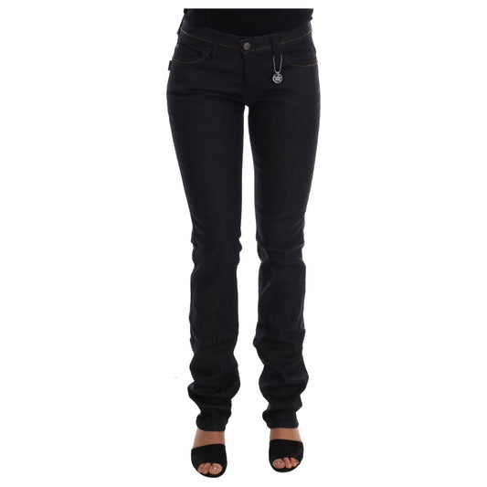 Chic Dark Blue Super Slim Fit Jeans