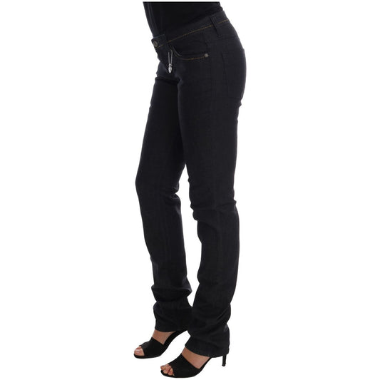 Chic Dark Blue Super Slim Fit Jeans