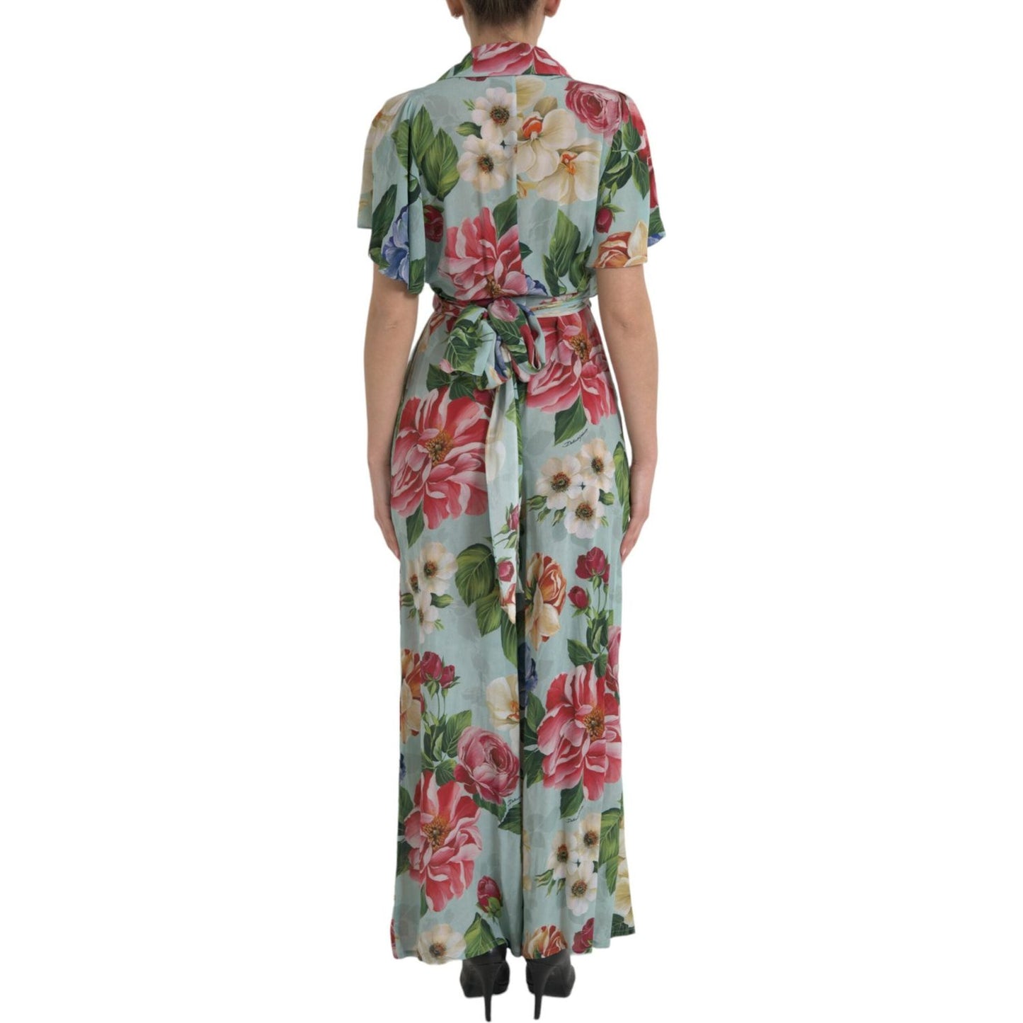 Dolce & Gabbana Elegant Floral Silk Crepe Jumpsuit elegant-floral-silk-crepe-jumpsuit