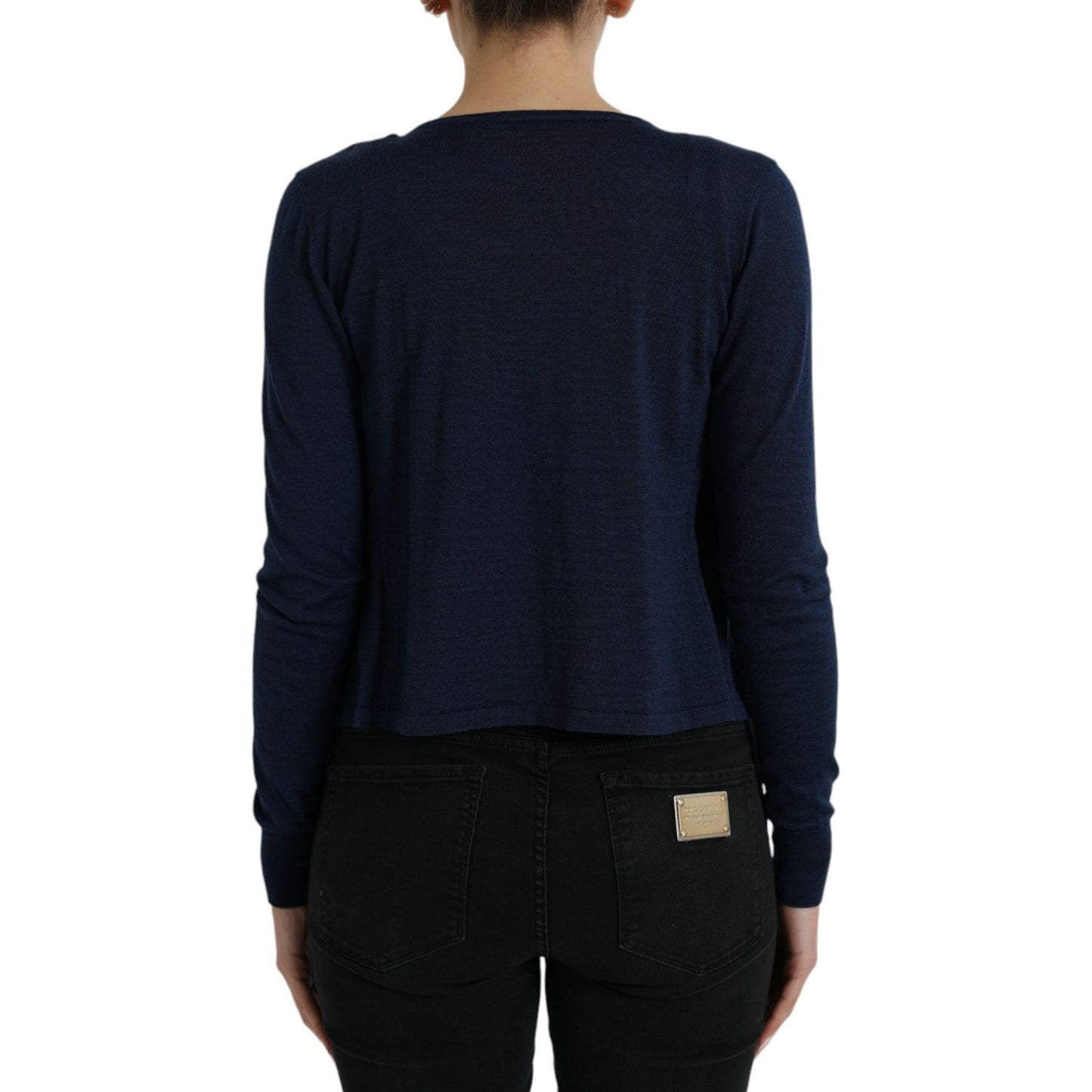 Dolce & Gabbana Elegant Cashmere Silk Cardigan Sweater elegant-cashmere-silk-cardigan-sweater