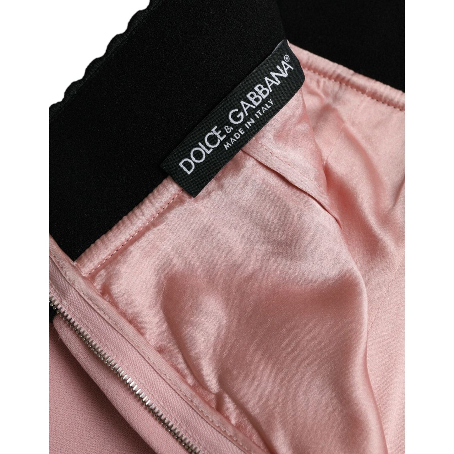 Dolce & Gabbana Elegant High Waist Pencil Skirt in Pink elegant-high-waist-pencil-skirt-in-pink