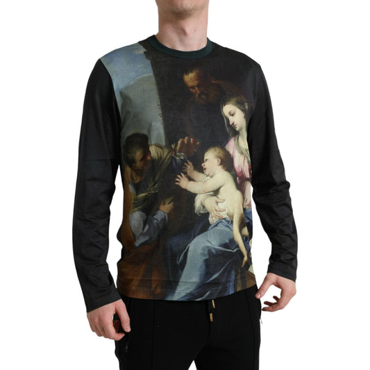 Dolce & Gabbana | Elegant Crewneck Pullover Sweater| McRichard Designer Brands   