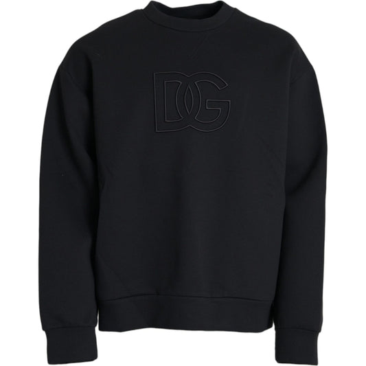 Black DG Logo Pullover Sweatshirt Sweater