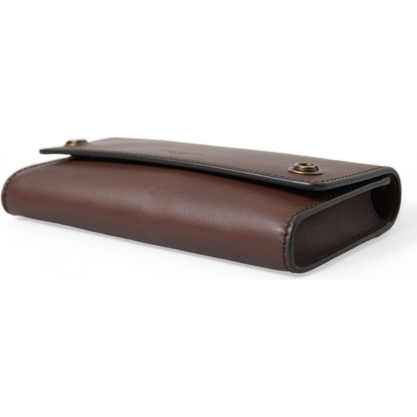 Dolce & Gabbana Elegant Leather Shoulder Bag in Rich Brown elegant-leather-shoulder-bag-in-rich-brown