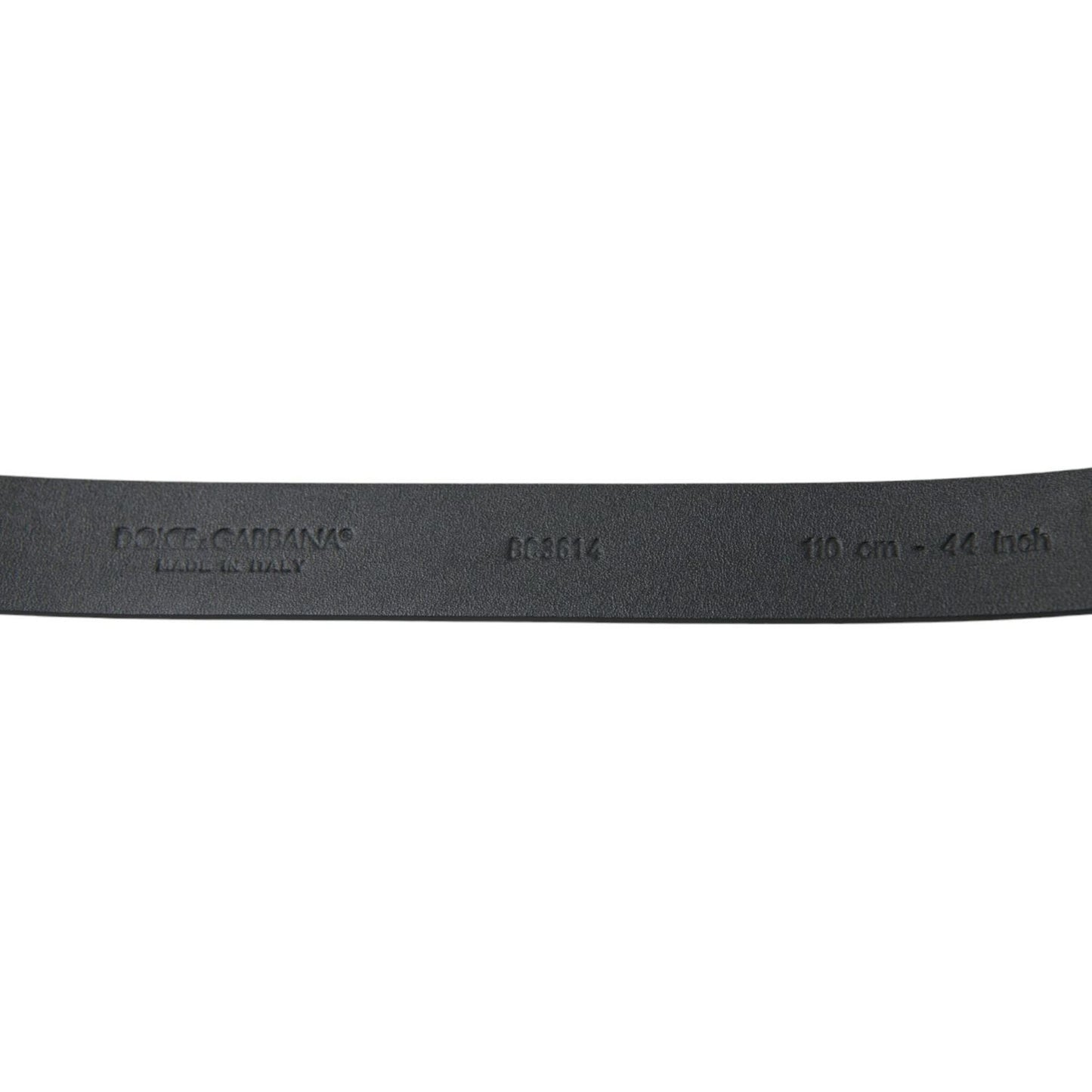 Dolce & Gabbana Elegant Leather Belt with Metal Buckle Closure elegant-leather-belt-with-metal-buckle-closure