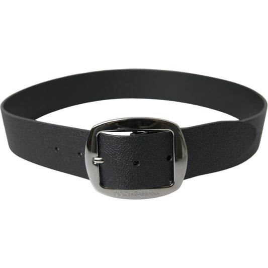 Dolce & GabbanaElegant Black Leather Belt with Metal BuckleMcRichard Designer Brands£219.00