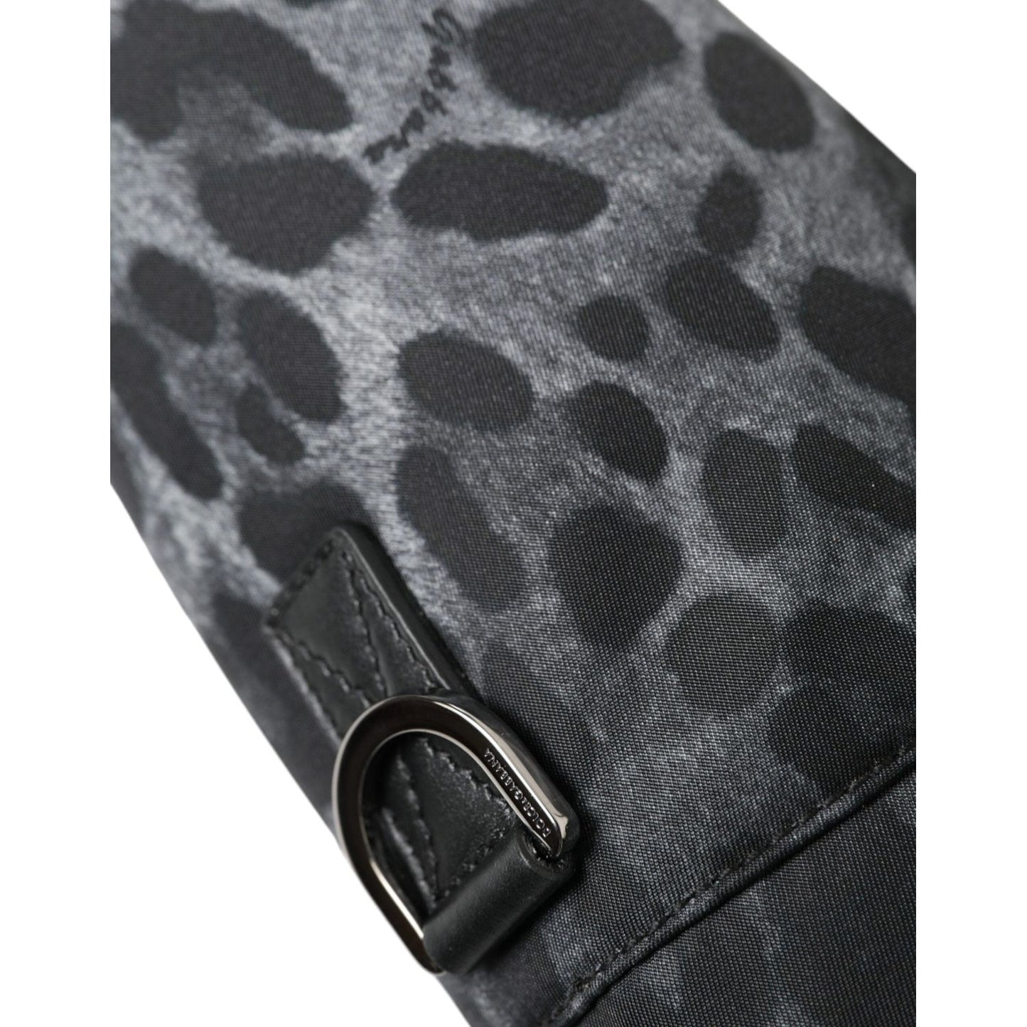 Dolce & Gabbana Chic Leopard Print Round Bottle Cage black-leopard-round-slim-tote-bottle-cage-bag