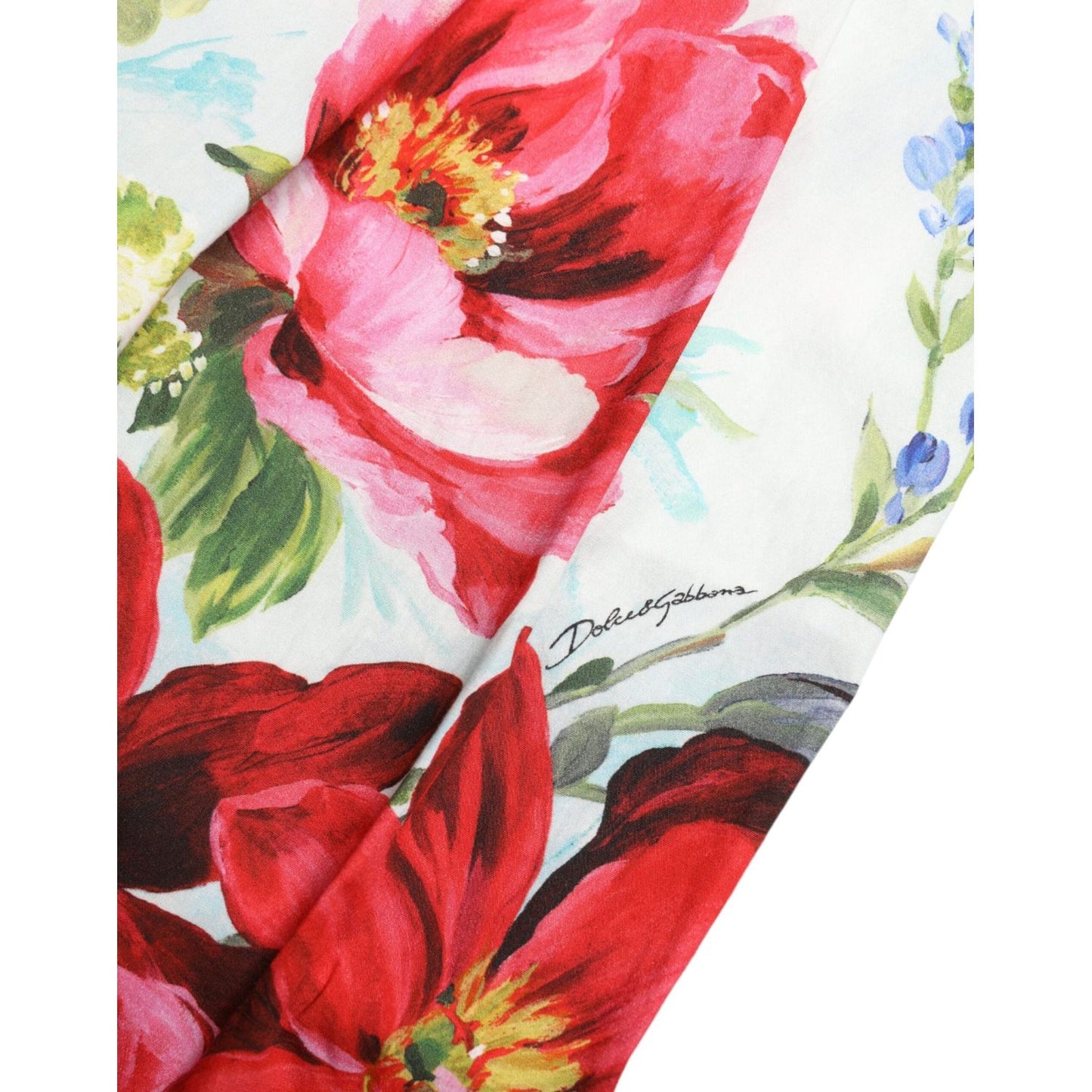Dolce & Gabbana Floral High Waist Wide Leg Pants multicolor-floral-high-waist-wide-leg-pants
