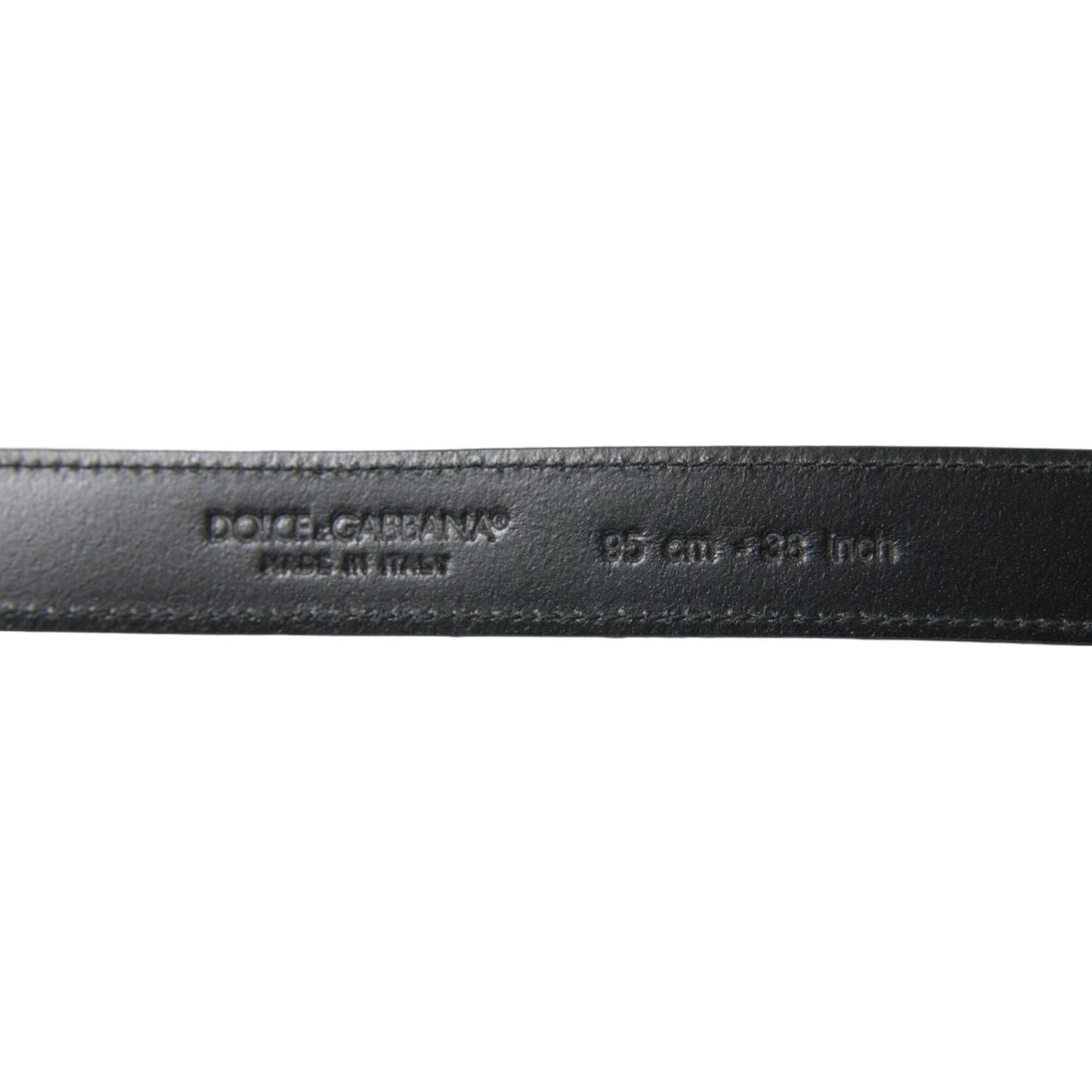 Dolce & Gabbana Elegant Leather Belt with Metal Buckle elegant-leather-belt-with-metal-buckle