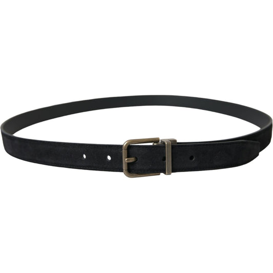 Dolce & Gabbana Elegant Suede Calf Leather Belt elegant-suede-calf-leather-belt-1