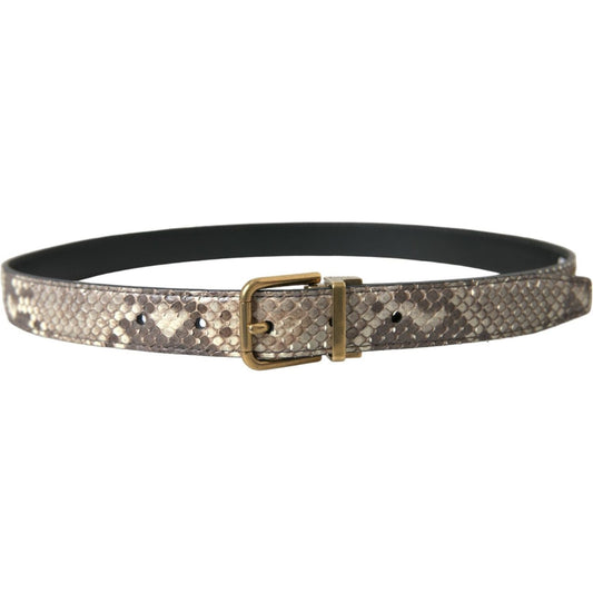 Dolce & Gabbana Elegant Italian Leather Belt elegant-italian-leather-belt